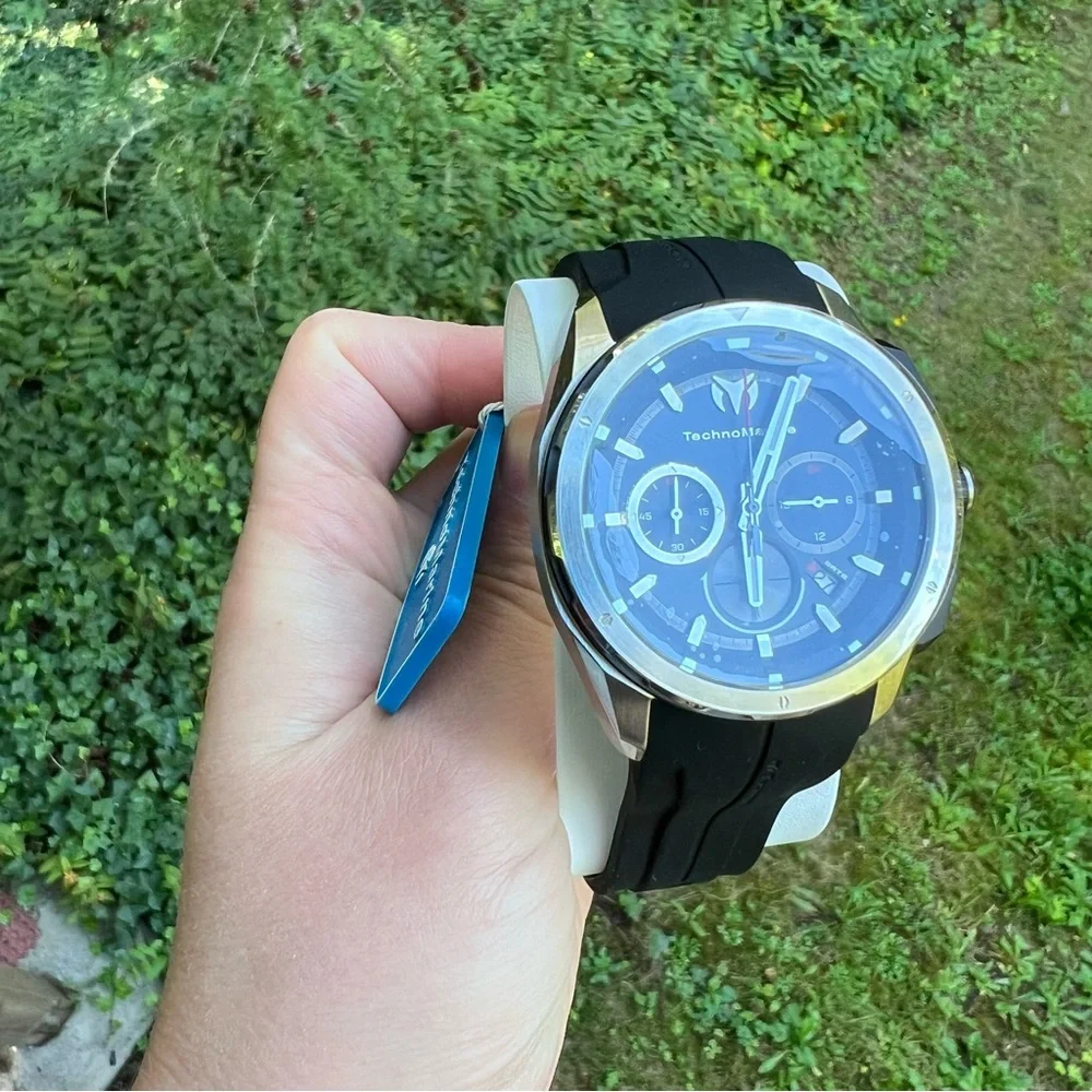 TechnoMarine Ocean Nomad Men's Watch - 43mm, Black Silver NWT